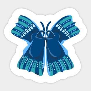 Classic Water Wings Butterfly Sticker